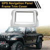Jeep Wrangler JL JLU GPS Navigation Panel Frame Trim Cover (2018-2023)