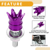 Universal Motorcycle M6 License Plate Screws Cover 40mm 4Pcs