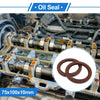 Make Model Oil Seal 75x100x10mm 2 x Seal Ring Rotary Shaft Seal