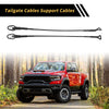 Dodge Ram 1500 2500 Tailgate Cables 2 x Support Cables (2002-2023)
