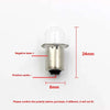 2pcs Upgrade LED Flashlight Bulb 3V 4.5V 6V 12V 24V P13.5S Base Torch Work Light