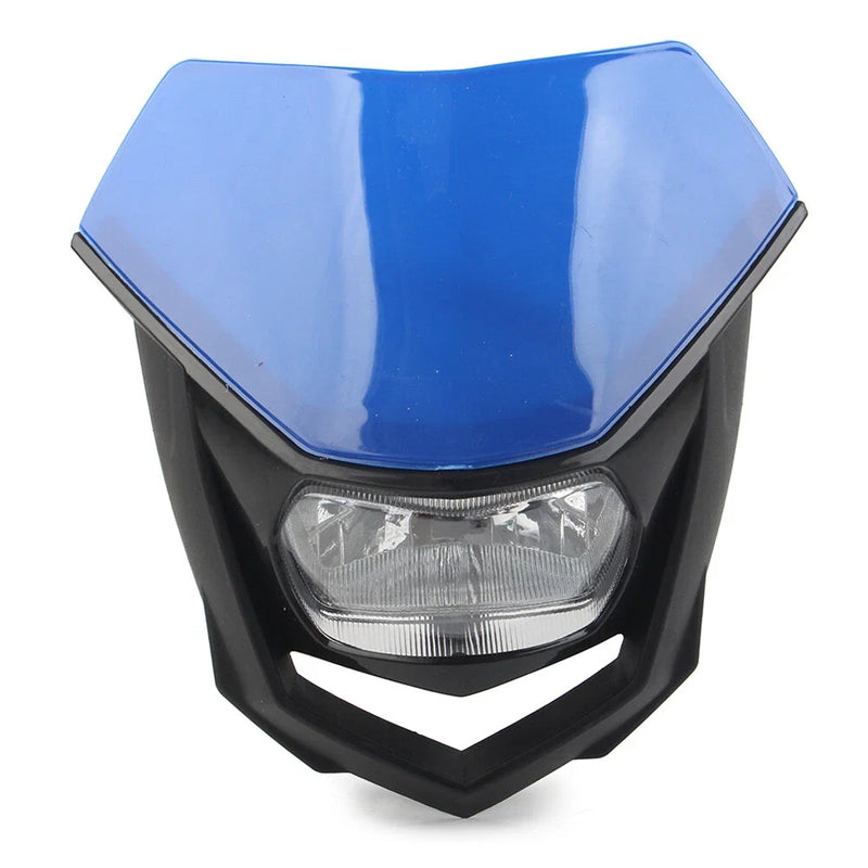 Supermoto Dirt Bike - Blue Headlight Fairing