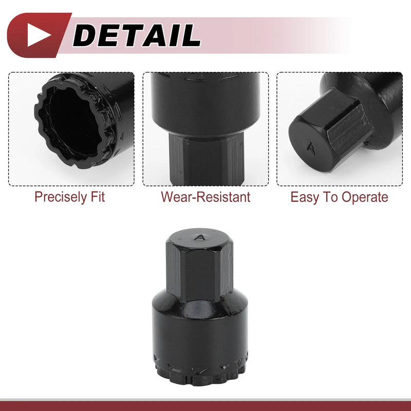 Mercedes Benz GLE450 GLS350 Wheel Lock Lug Nut Anti-theft Key Socket