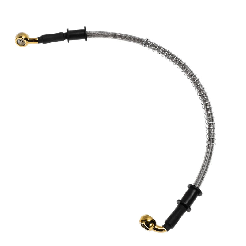Motorcycle 40cm / Brake Clutch Oil Hose Line Silver Tone /