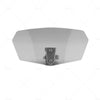 Motorcycle Windscreen Smoke Windshield Clip-On Extension Spoiler