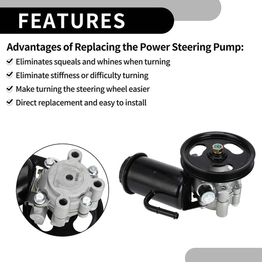 Power Steering Pump with Pulley for Toyota 4Runner (1996-2002)