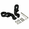 Harley 1 1/4" Adjustable Black Footrest Pegs