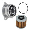Yamaha V-Star XVS1100 Classic Custom Silverado Oil Filter Cover & O-Ring Set