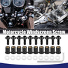 Motorcycle M5 5mm 10 x Motorcycle Windscreen Screws Fairing Windscreen Screw Bolt