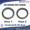 Audi, Dodge, Jeep, Kia, Ram, VW Crankshaft Seal
