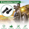 Motorcycle 7/8 22mm Hand Grips TPU Black Hexagon
