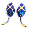 Universal Motorcycle Rear View Mirror M10 - CW Round (F2)