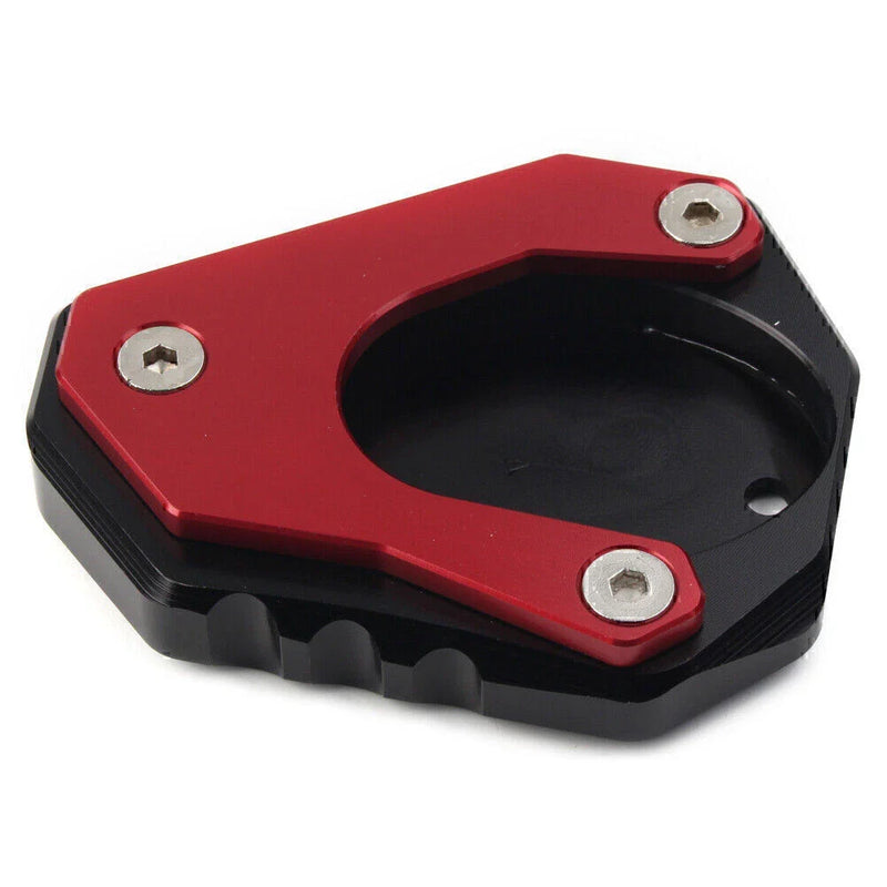 KAWASAKI Ninja 400, Versys 650, KLX 250 CNC Red Foot Stand Side Extension Plate