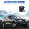 Nissan Rogue Black Blue Faux Leather Gear Shift Knob Cover (2021-2024)