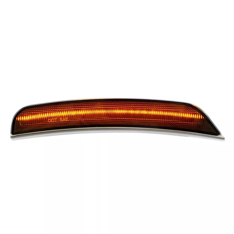 Dodge Durango 2x Smoke Amber Front Bumper Side Marker Lights Lamps (2021–2025)