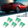 Car Boat Truck SUV Motorcycle Green 25pcs 30A Blade Style Fuses