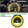 Porsche 992 (2019-2025) Yellow Gauge Face Overlay
