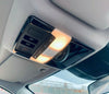 Nissan Rogue (2021-2023) 3 x Black Trim Steel Front Reading Light Cover