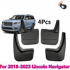 Lincoln Navigator 4Pcs Splash Fender Guards Mud Flaps (2018–2024)