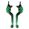 BMW R1200GS R1250GS CNC Green Extendable Brake Clutch Levers (2013-2020)