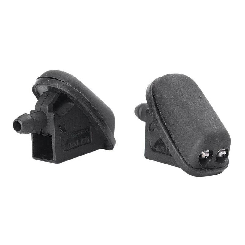 Ford Fiesta Black 2 x Windscreen Wiper Spray Jet Nozzles (2001-2008)
