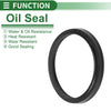 Make Model Oil Seal 53x61x5mm 5 Pcs Seal Ring Rotary Shaft NBR Rubber