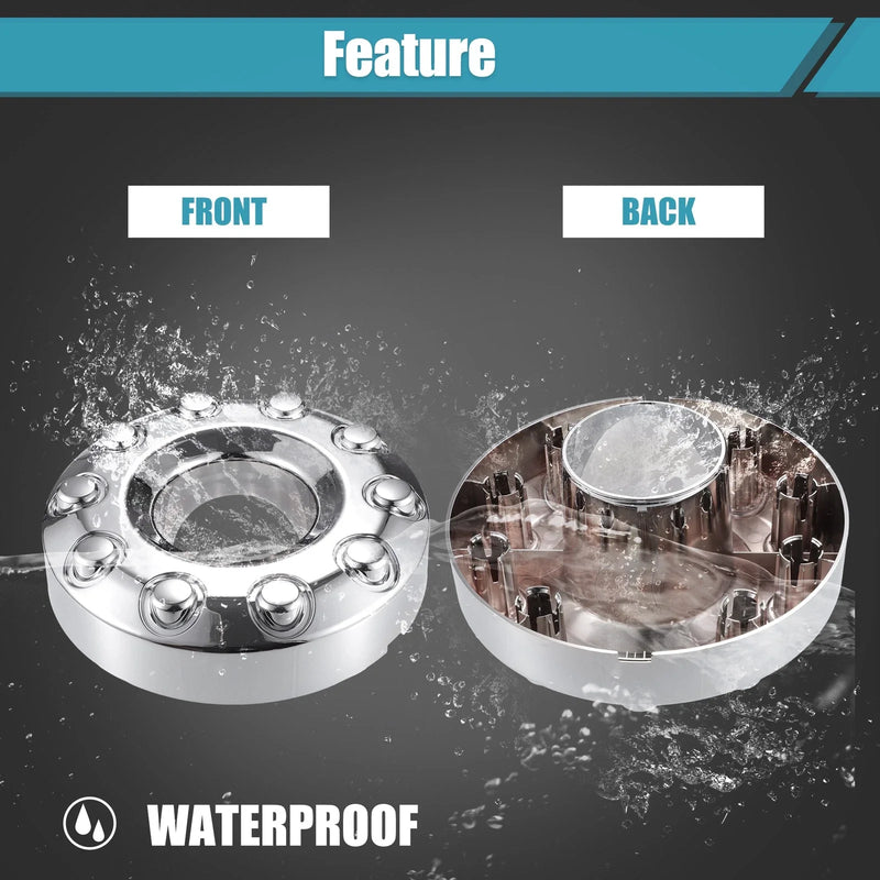Ford F450 F550 2 x Front Wheel Center Hub Caps Covers (2000-2023)