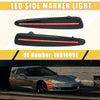 Chevy Corvette Black Lens Red 1 x Pair Rear LED Side Marker Light