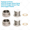 Car Model O2 Oxygen Sensor Bungs w/Plug & Washer M18x1.5mm