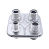 Hot Rod 4-Port Billet Aluminum Firewall Heater & A/C Combo