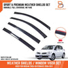 Nissan Tiida C11 Weather Shield Window Visor Rain Guard (06-12)
