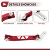 Kayo T4 Red Silver Tone Head Folding Motorcycle Gear Shifter Lever