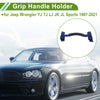 Jeep Wrangler 1987-2021 - Blue Accessories Roll Bar Grab Handles