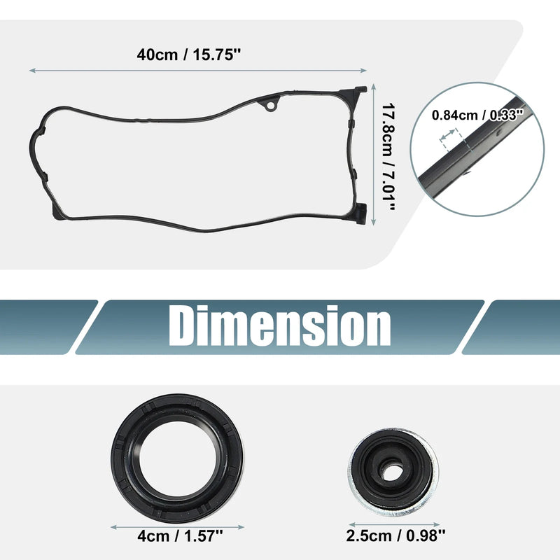 Honda Civic DX LX V-TEC 1.7L Valve Cover Gasket Set (2001-2005)