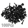 100pcs 6mm Car Bumper Hood Clips Rivets Retainers Fasteners Nylon