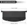 Mazda CX-5 Trunk Parcel Shelf Retractable Cargo Cover (2013-2023)
