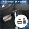 Suzuki Swift (No Mark) Silver Tone Foot Accelerator Pedal Covers