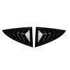 Tesla Model Y Glossy Black ABS Rear Window Louver Cover Trim (2020-2023)