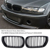 BMW E46 3 Series 325Ci 330Ci 328 Matte Black Front Kidney Grille (2001-2006)