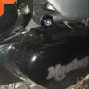 Honda Monkey 125 Z125 Silver Side Frame CNC Aluminium Cap (2018-2024)