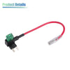 5 x Car Fuse Tap and Circuit Adapters 12V with 30A Mini Blade Fuses