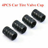 US 4x Aluminium Wheel Tyre Valve Stems Covers Caps Accessories
