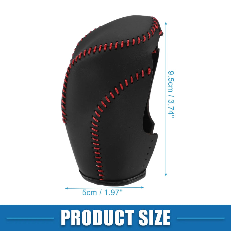Subaru Crosstrek (2018-2023) Black Red Gear Shift Lever Cover Trim