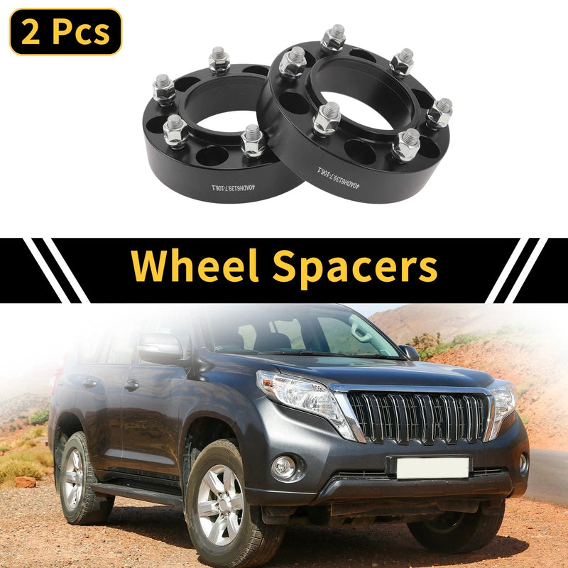 Toyota Land Cruiser 2 x 6x139.7mm Wheel Spacers 108mm/4.25" M12x1.5 (1990–1997)