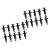 Honda 20 x Nylon Front Bumper Skirt Side Garnish Clips