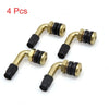 Motorcycle Tires 4 x Bent Screw Head Valve Stems Caps