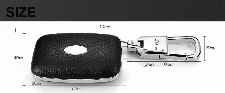 Land Rover Range Rover Orange Car Remote FOB Leather Key Cover Case Fit