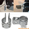 Motorcycle 1 1 / 8" Crash Bar Chrome Engine Guard Clamps