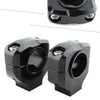 CNC 1-1/8" 28mm Motorcycle Universal Handlebar Fat Bar Riser Mount Clamp