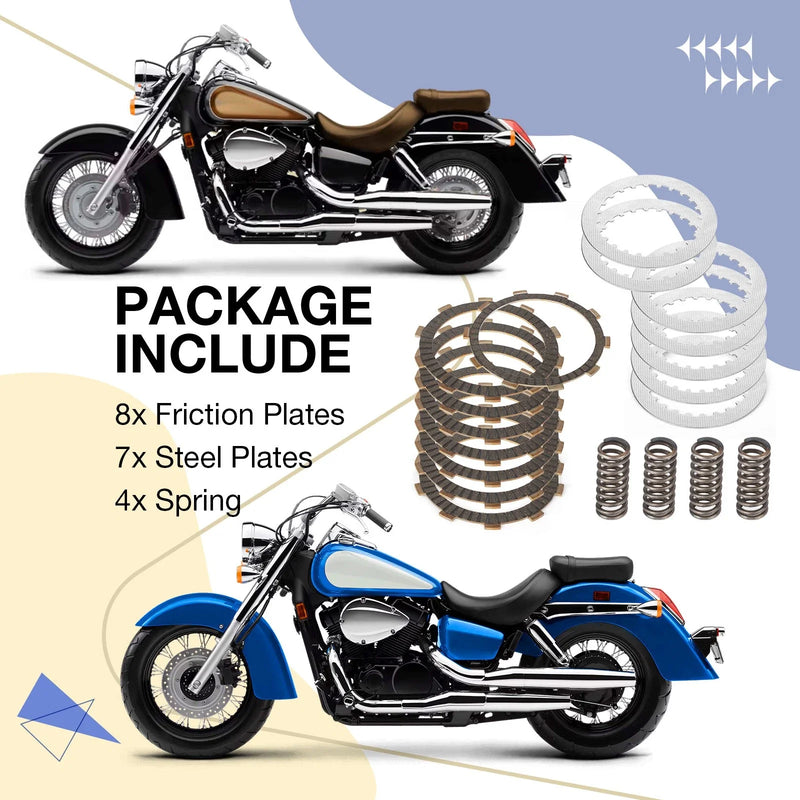 Honda VT750 Shadow Spirit Aero Heavy Duty Clutch Friction Plates Kit (2004–2015)